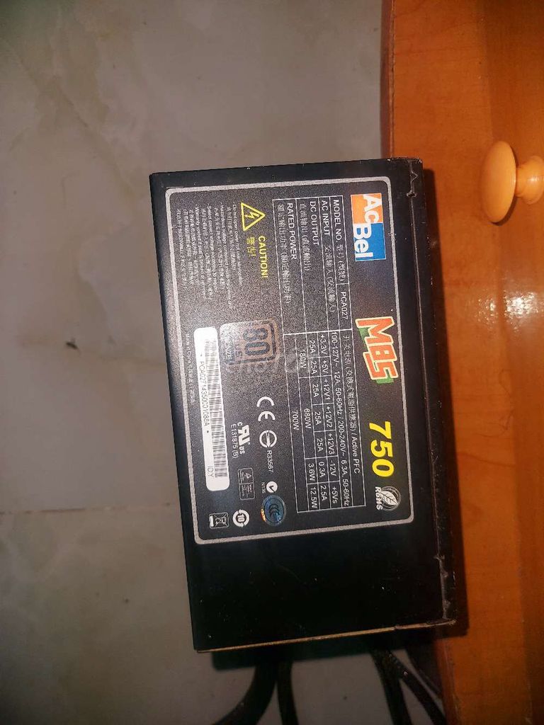 Nguồn máy tính AcBel PGA027 750W Đen. Mua bán Linh kiện (RAM, Card...) tại Thành phố Vĩnh Long Vĩnh Long được đăng bởi TECH HUB PC hình 1