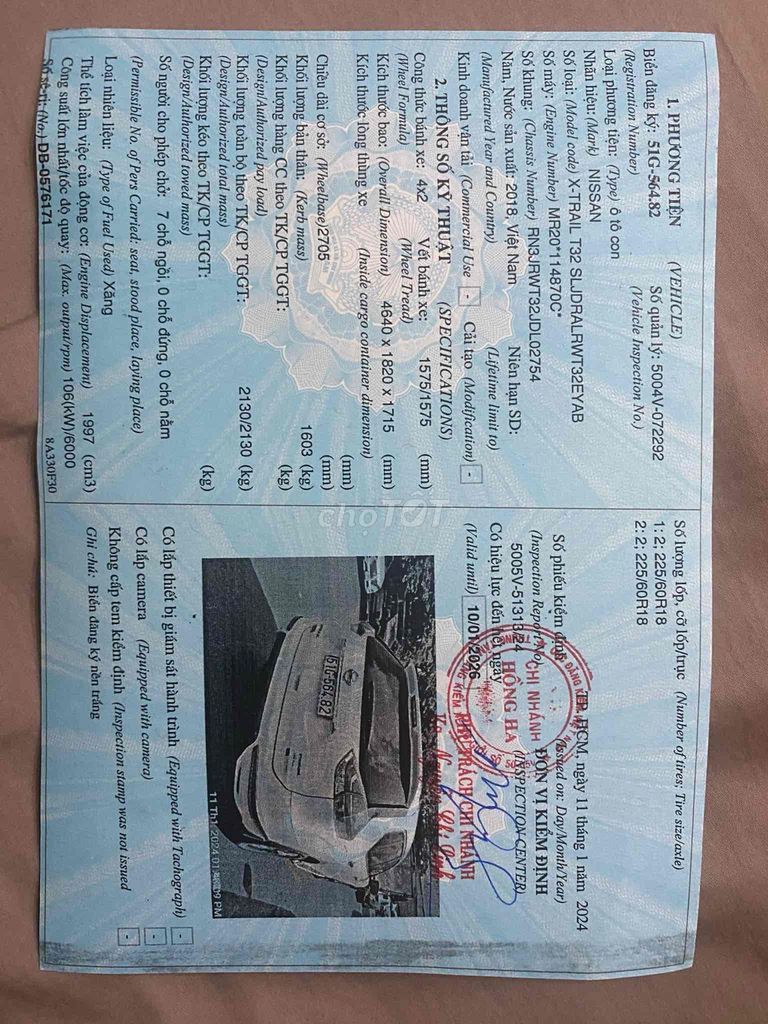 Nissan X trail 2018 2.0 SL 2WD - 75000 km. Mua bán Ô tô tại Quận Tân Bình Tp Hồ Chí Minh được đăng bởi Anh Thạch hình 5