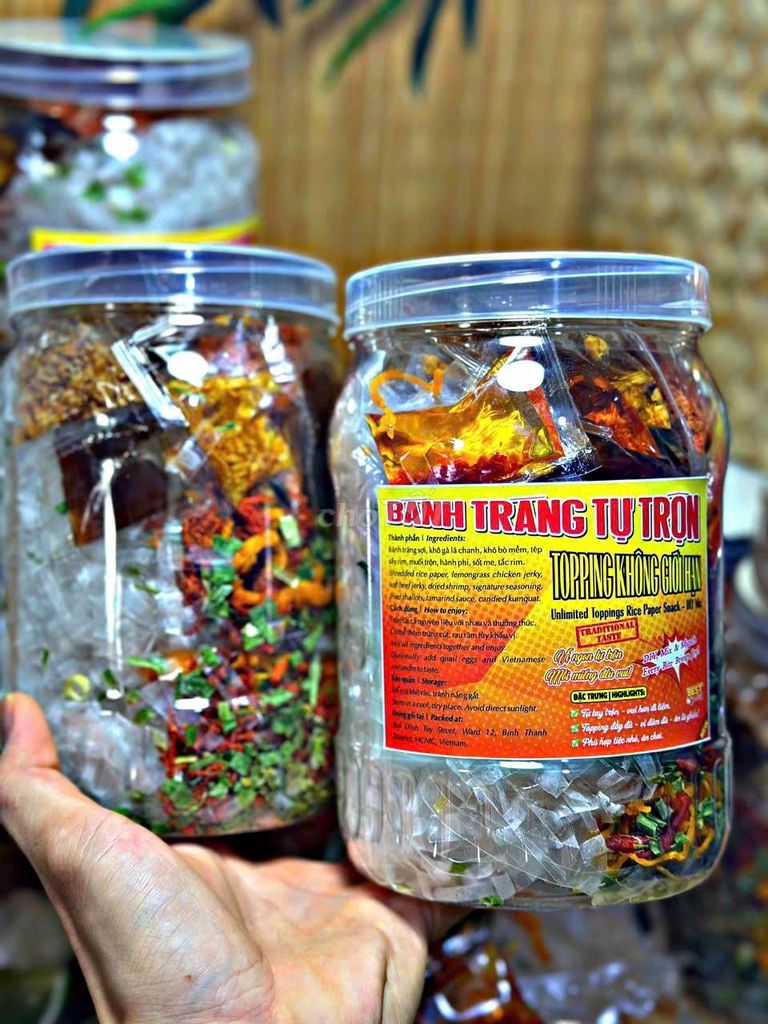 Bánh tráng trộn chua cay mặn ngọt. Mua bán Đồ ăn, thực phẩm và các loại khác tại Quận Bình Thạnh Tp Hồ Chí Minh được đăng bởi Lê Tấn Dũng  hình 1