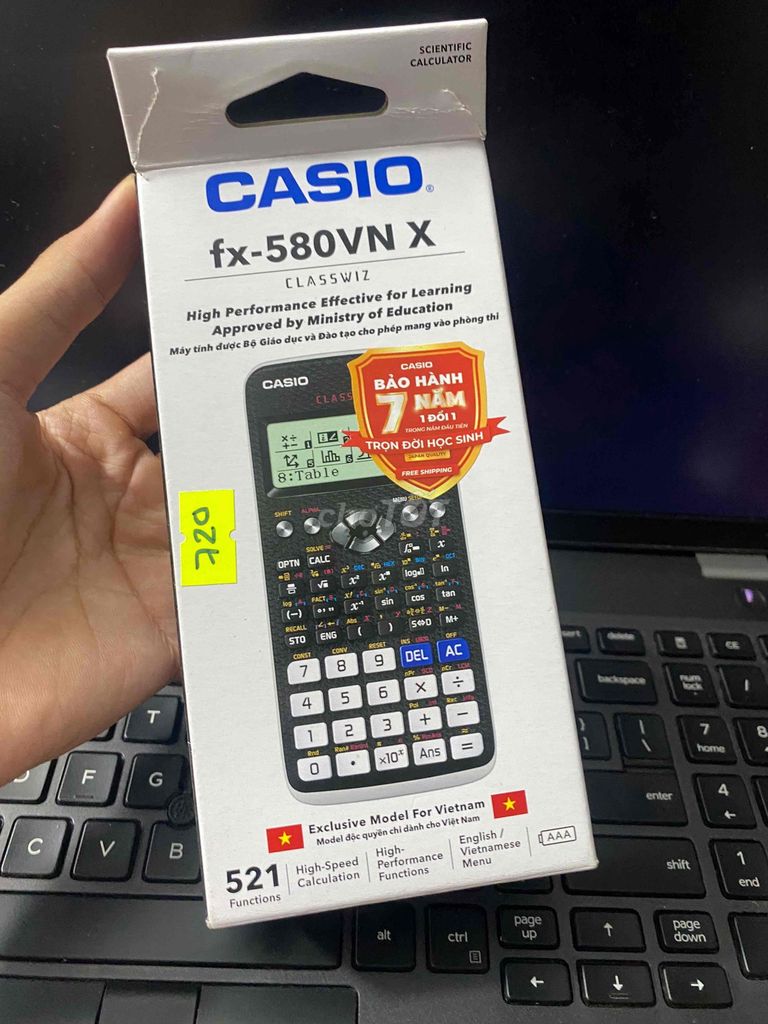 Máy tính khoa học Casio fx-580VN X mới 100%. Mua bán Đồ dùng văn phòng tại Quận Hải Châu Đà Nẵng được đăng bởi Ken Nguyễn hình 1