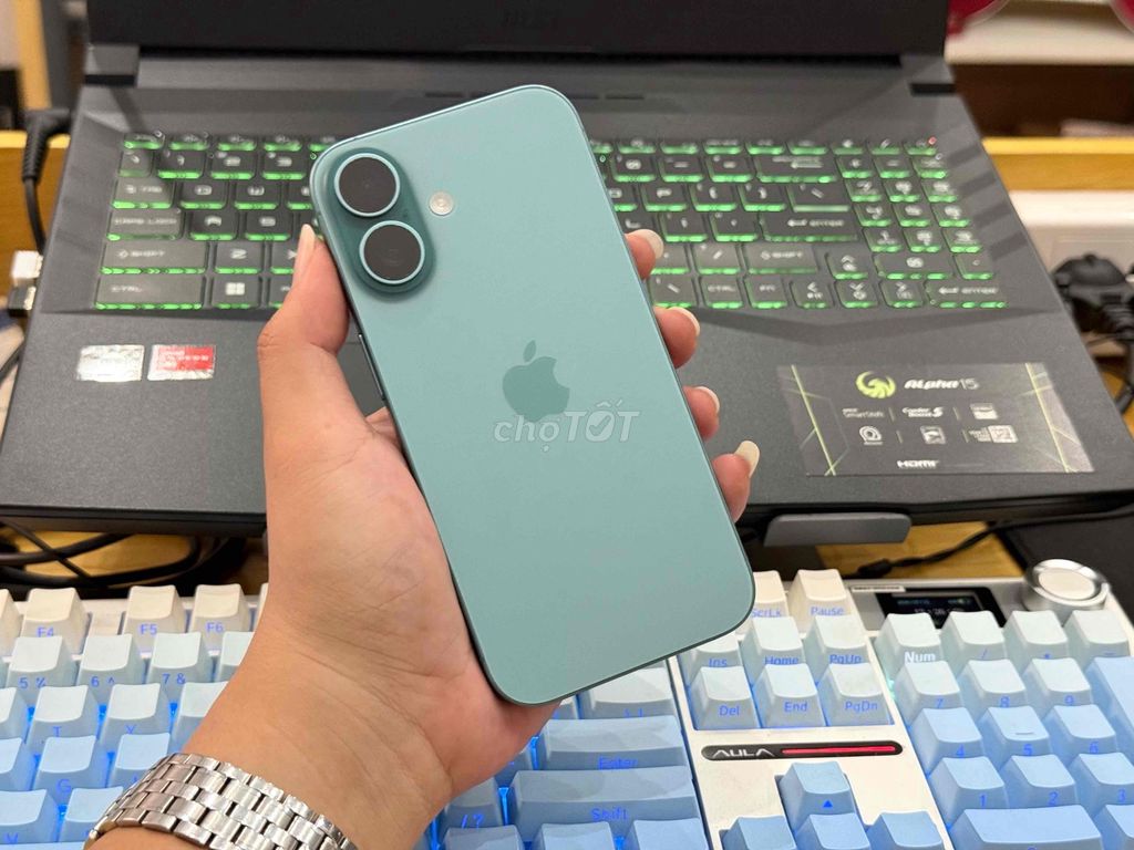 iPhone 16 256GB Xanh Teal Pin 99. Mua bán Điện thoại tại Quận 10 Tp Hồ Chí Minh được đăng bởi Khoa Nguyễn  hình 1
