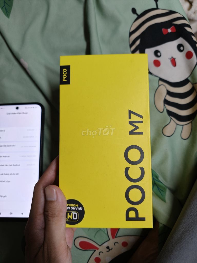 POCO M7 128GB Đen Fullbox. Mua bán Điện thoại tại Quận Phú Nhuận Tp Hồ Chí Minh được đăng bởi Nguyễn hiếu  hình 1