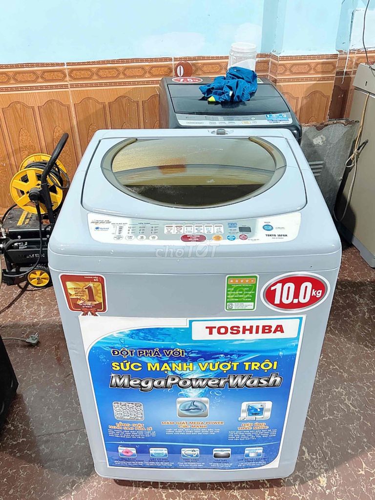 Máy giặt Toshiba 10kg Xám. Mua bán Máy giặt tại Thành phố Buôn Ma Thuột Đắk Lắk được đăng bởi Tuấn tú hình 1