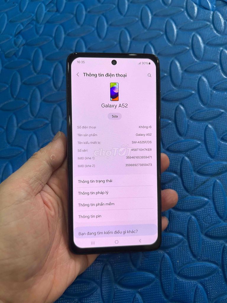 Bán Samsung A52 Ram8/128 pin 5000 màn oled. Mua bán Điện thoại tại Quận Hà Đông Hà Nội được đăng bởi Mạnh Mobile hình 1