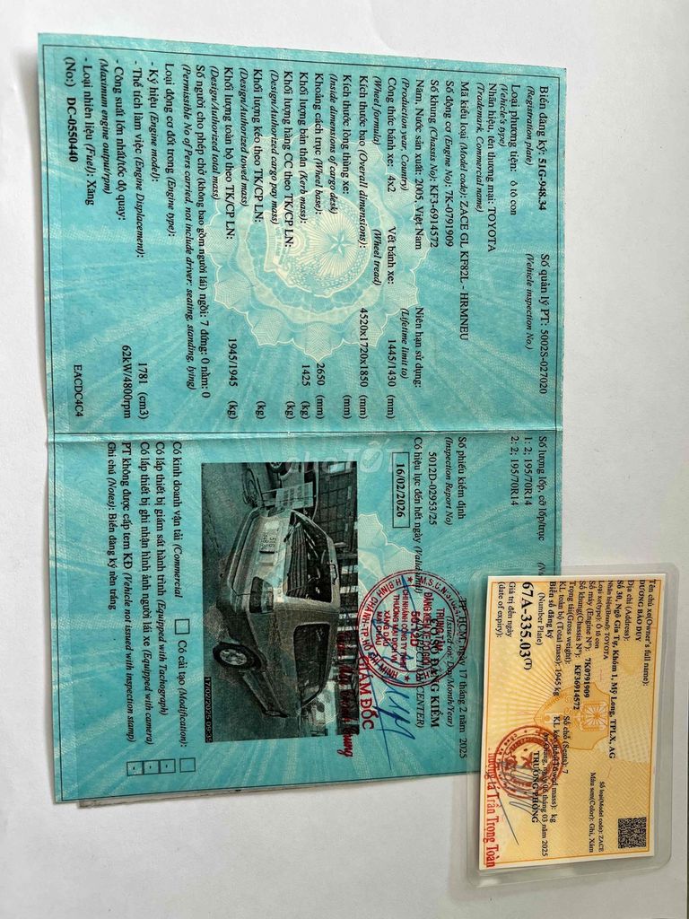 Toyota Zace 2005 GL Xe Đẹp Đi Kĩ. Mua bán Ô tô tại Huyện Bình Chánh Tp Hồ Chí Minh được đăng bởi Đào Gia Bảo hình 2