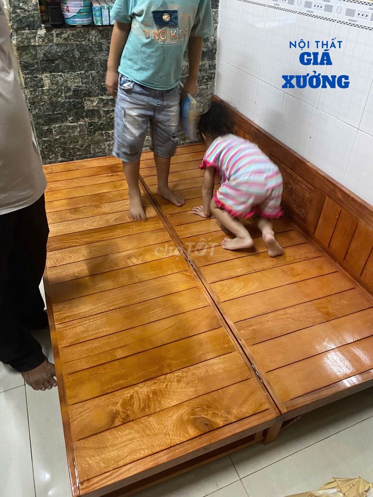 Giường gấp gỗ sồi Nga 1m2x1m9. Mua bán Giường, chăn ga gối nệm tại Quận 12 Tp Hồ Chí Minh được đăng bởi Nội Thất Giá Xưởng  hình 1