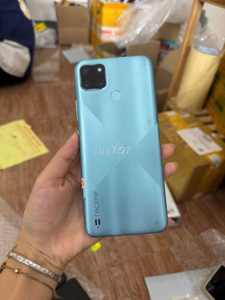 realme c21y, 32g, full vân, pin trâu bò. Mua bán Điện thoại tại Thành phố Thủ Dầu Một Bình Dương được đăng bởi Phước Mobile hình 1