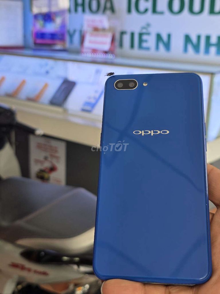Oppo A3s 16GB Xanh Đã dùng. Mua bán Điện thoại tại Thành phố Sóc Trăng Sóc Trăng được đăng bởi điện thoại giá sỉ 501lê Hồng Phong  hình 1
