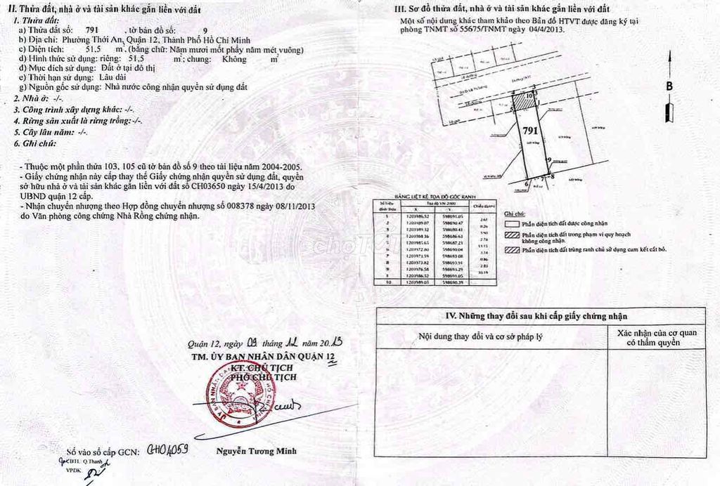 Bán Gấp Lô Đất MT Thới An 10.q12, DT: 4x16,,3tỷ750tr TL,