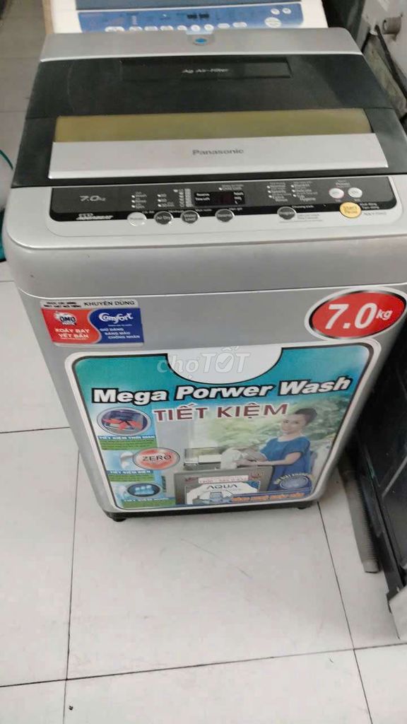 Máy giặt Panasonic 7kg Xám. Mua bán Máy giặt tại Quận 7 Tp Hồ Chí Minh được đăng bởi Điện Lạnh Giá Tốt hình 1
