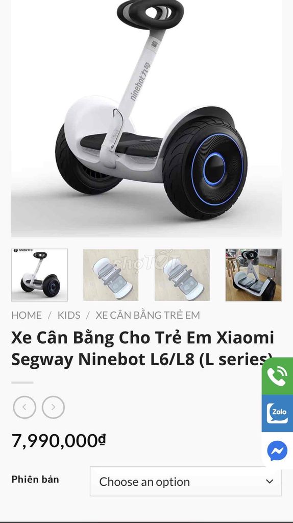 Xe Cân Bằng Cho Trẻ Em Xiaomi Segway Ninebot LTE. Mua bán Xe điện tại Quận Tân Phú Tp Hồ Chí Minh được đăng bởi Hieu Huynh hình 2