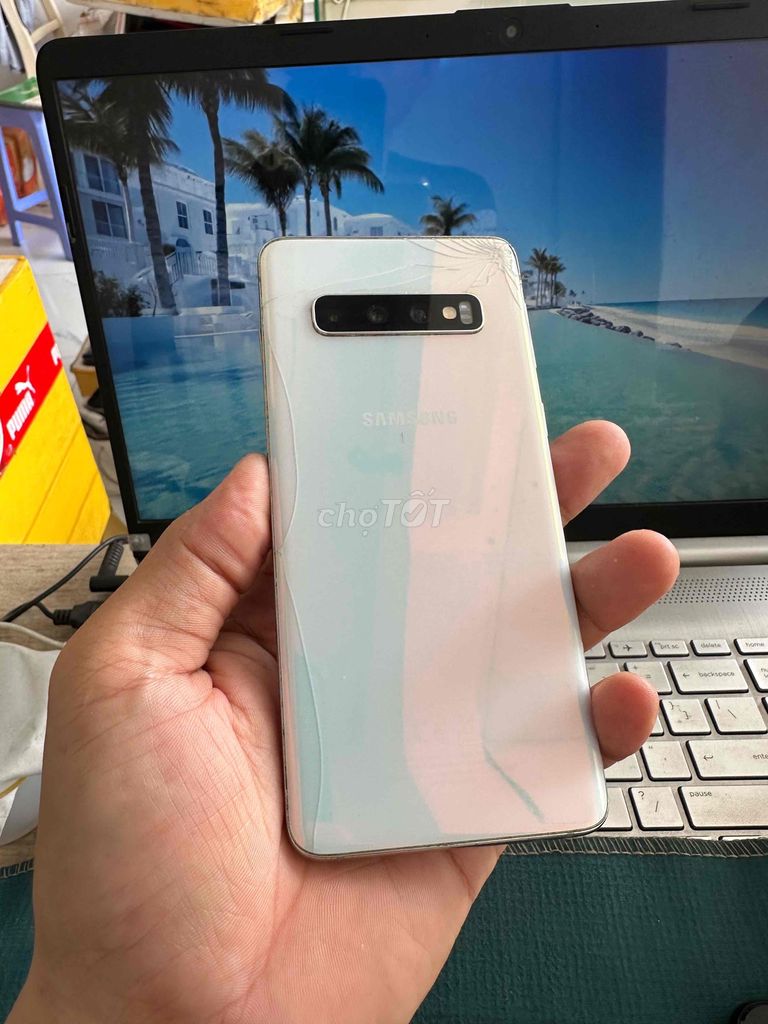Samsung Galaxy S10 128GB Trắng màn hình sọc. Mua bán Điện thoại tại Thành phố Dĩ An Bình Dương được đăng bởi junstar store hình 1