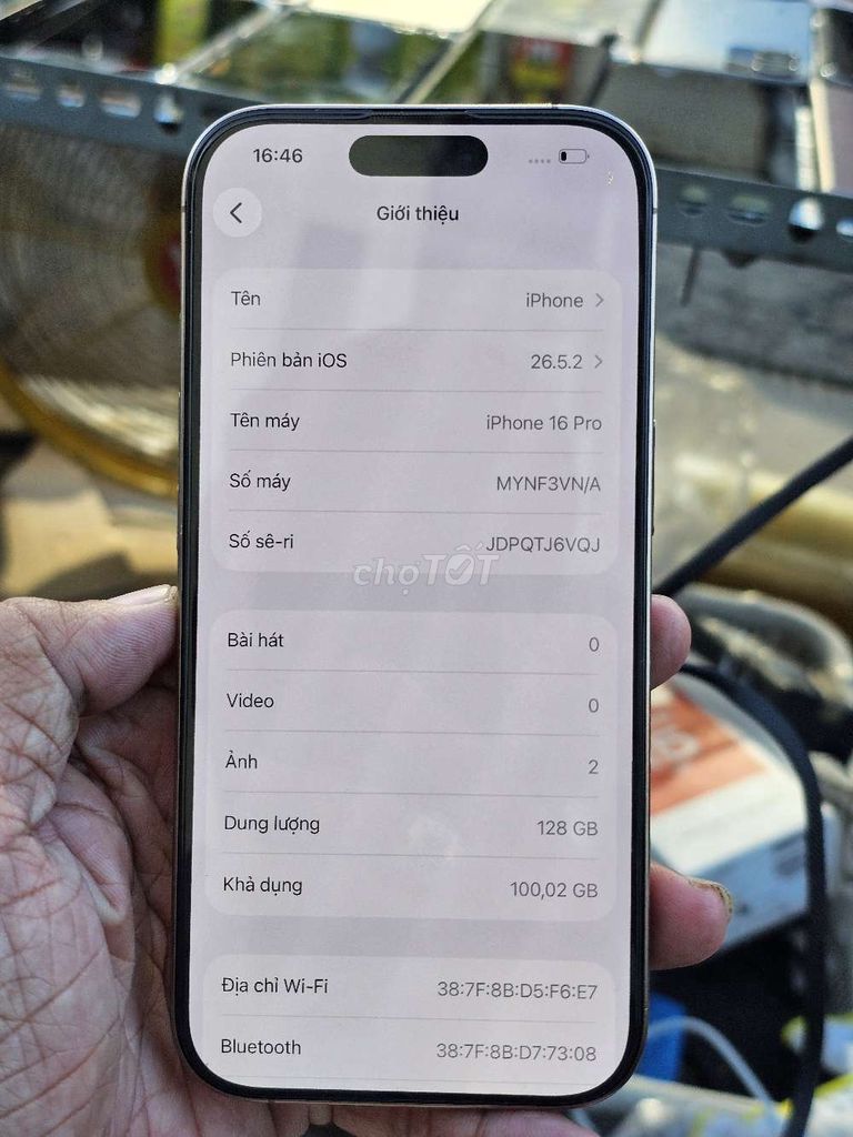  iPhone 16 Pro 128GB VN đẹp 98% giá rẻ . Mua bán Điện thoại tại Quận 8 Tp Hồ Chí Minh được đăng bởi Thiên Hòa mobile  hình 1
