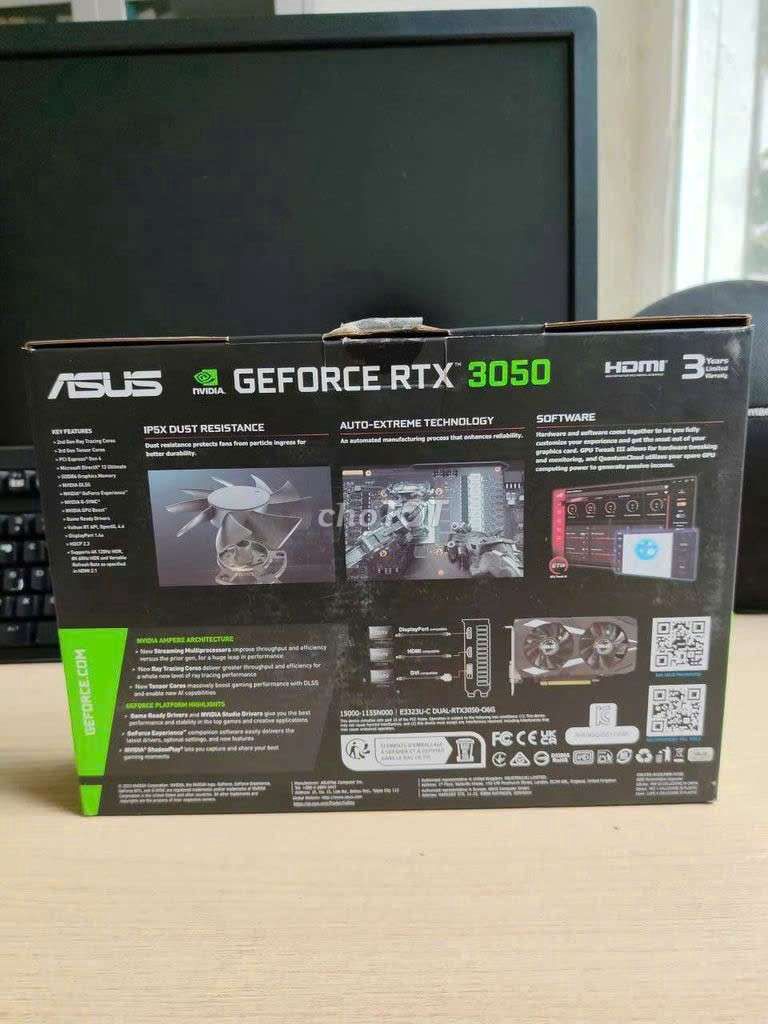 Card đồ họa ASUS NVIDIA RTX 3050. Mua bán Linh kiện (RAM, Card...) tại Quận 11 Tp Hồ Chí Minh được đăng bởi Long tran hình 1
