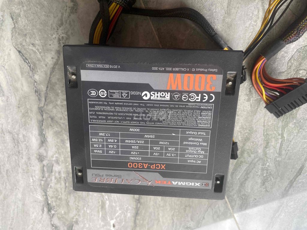 Nguồn máy tính Xigmatek XCP-A300 300W Đen ok. Mua bán Linh kiện (RAM, Card...) tại Quận Ngũ Hành Sơn Đà Nẵng được đăng bởi NMC hình 1