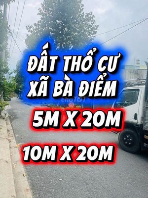 Plot of land 100 m² · Đường Bà Điểm 5
