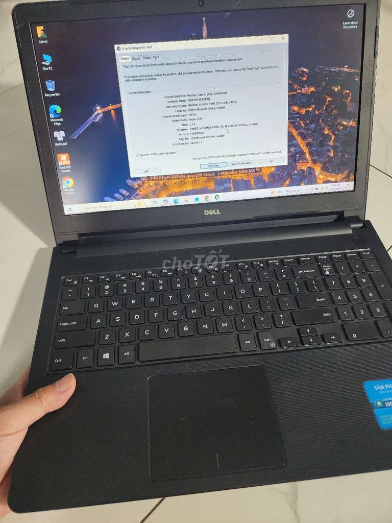 Dell Vostr***0U 15.6 inch 8GB/128GB. Mua bán Laptop tại Thành phố Đà Lạt Lâm Đồng được đăng bởi phong hình 1