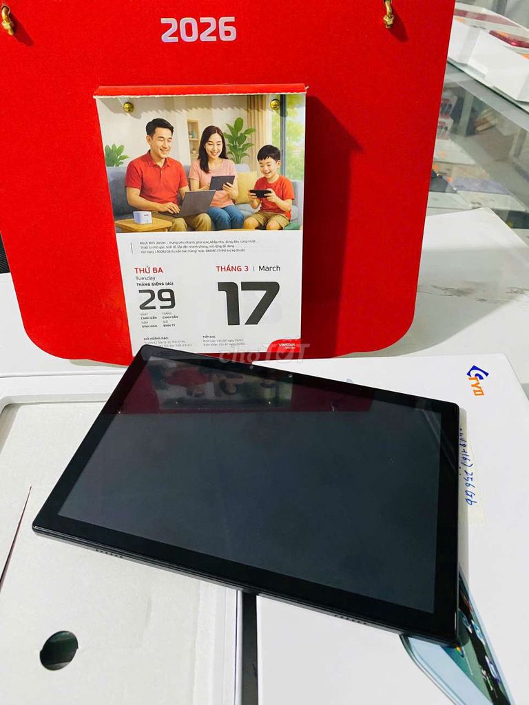Máy tính bảng 8GB/256GB 10 inch Đen. Mua bán Máy tính bảng tại Quận Cầu Giấy Hà Nội được đăng bởi Thu hình 1