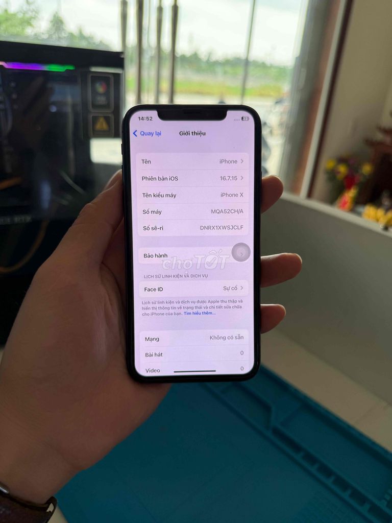 Apple iPhone X Đen Đã sử dụng. Mua bán Điện thoại tại Huyện Thuỷ Nguyên Hải Phòng được đăng bởi Hùng Nguyễn THP store hình 1