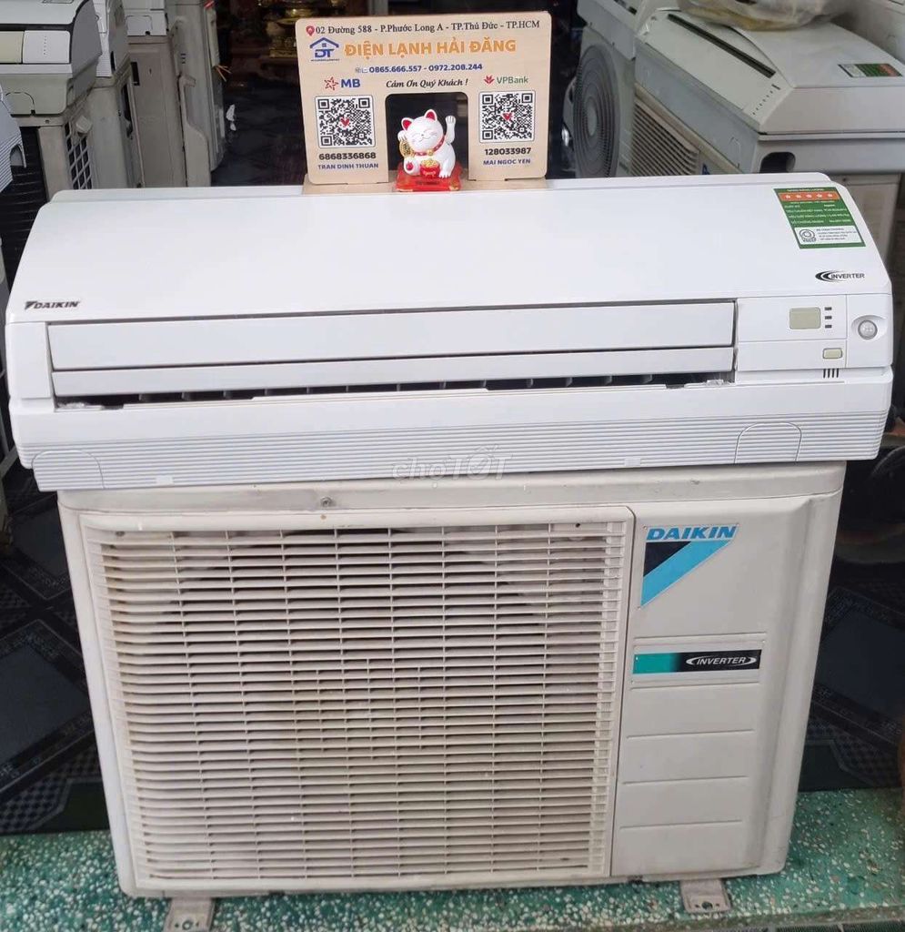 Daikin 1hp inverter 4.5tr bao lắp bh 6 tháng