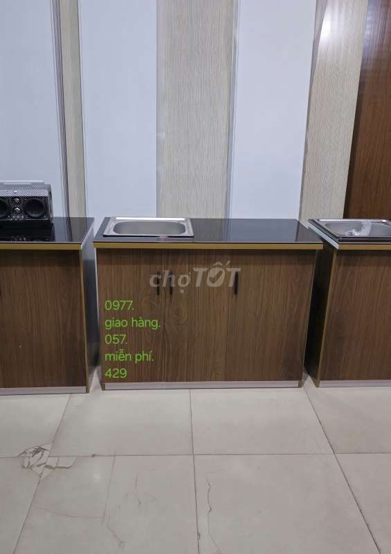 Tủ bếp nhựa 1m05cm.mini009fs