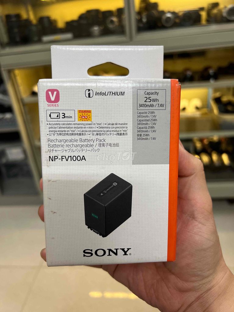 Máy Quay Sony Pin FV100 Xịn Chính Hãng. Mua bán Máy ảnh, Máy quay tại Quận Cầu Giấy Hà Nội được đăng bởi Vũ Tiệp Camera hình 1