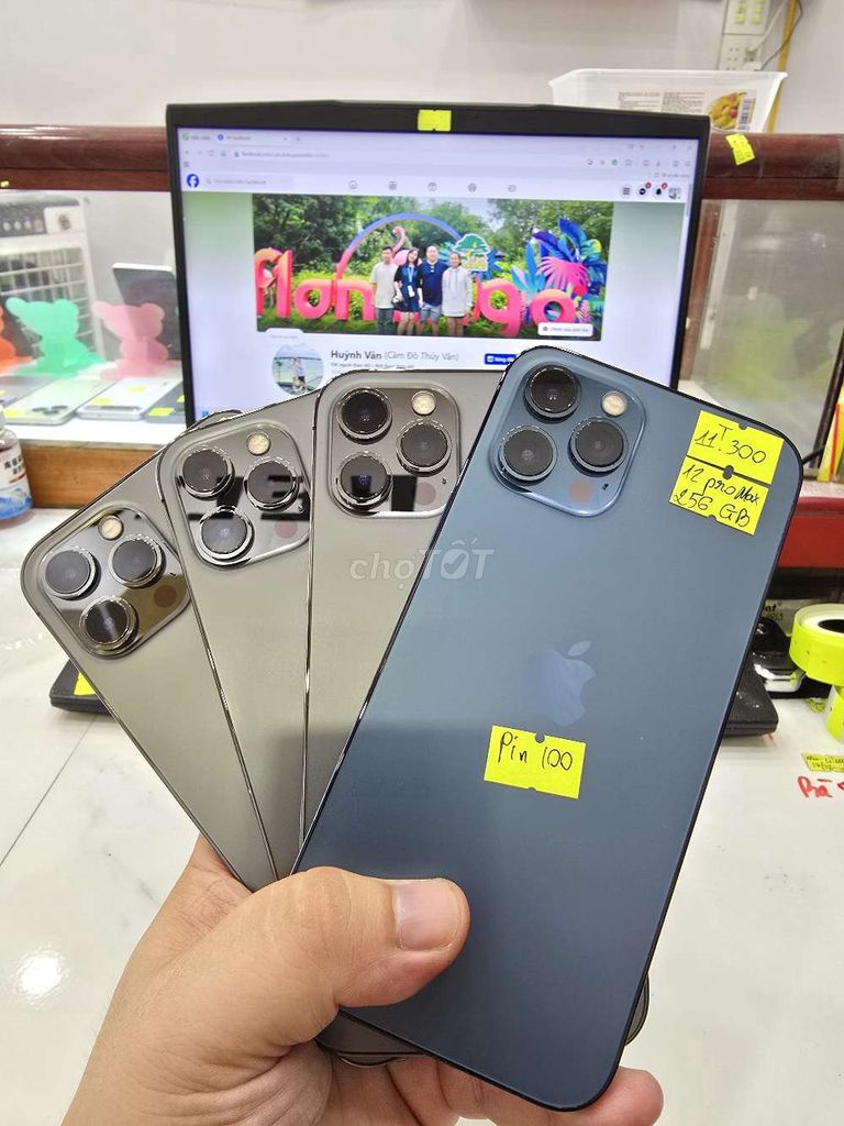 Apple iPhone 12 Pro Max 256GB. Mua bán Điện thoại tại Thành phố Long Xuyên An Giang được đăng bởi Facebook Cầm Đồ Thúy Vân hình 1
