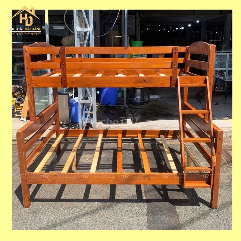 Giường Tầng Gỗ Tự Nhiên Màu Nâu 1m4 Đẹp 90%. Mua bán Giường, chăn ga gối nệm tại Quận Tân Phú Tp Hồ Chí Minh được đăng bởi Công Ty TNHH TM DV INKPRO hình 1