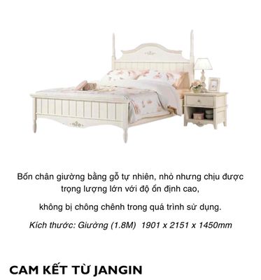 thanh lí giường Jangin Hàn Quốc 6,8tr so giá 22tr