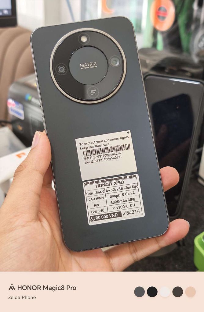 Honor X9D 12GB/256GB Đen. Mua bán Điện thoại tại Quận Ninh Kiều Cần Thơ được đăng bởi Zelda Phone hình 1