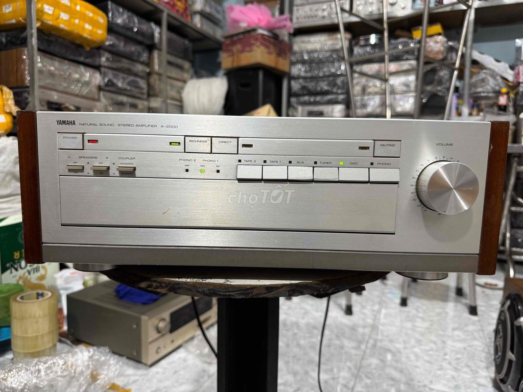 Amply Yamaha A-2000 cs-420w máychạy 16 sò xanh đen. Mua bán Tivi, Âm thanh tại Quận 12 Tp Hồ Chí Minh được đăng bởi Thao Đặng hình 1