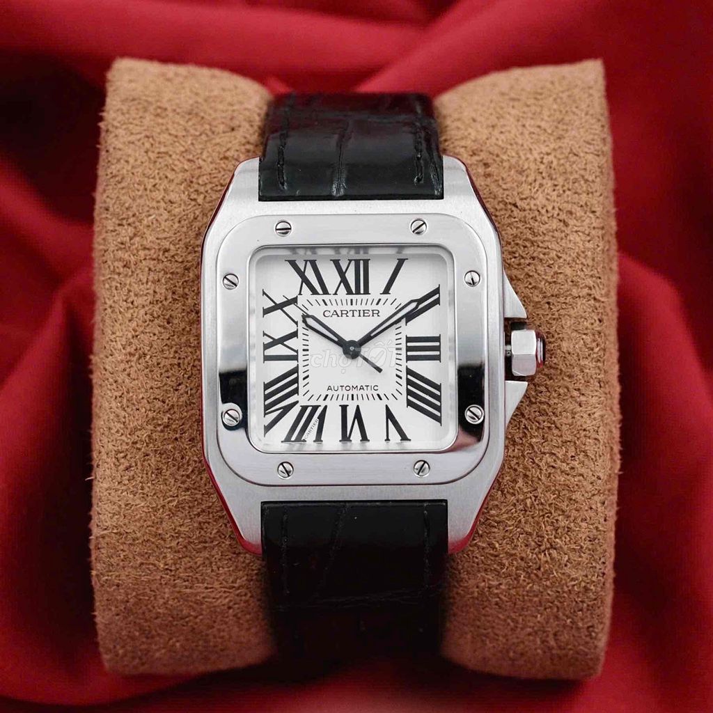 Đồng hồ Cartier Santos 100 Automatic. Mua bán Đồng hồ tại Quận Đống Đa Hà Nội được đăng bởi Hải Long hình 1