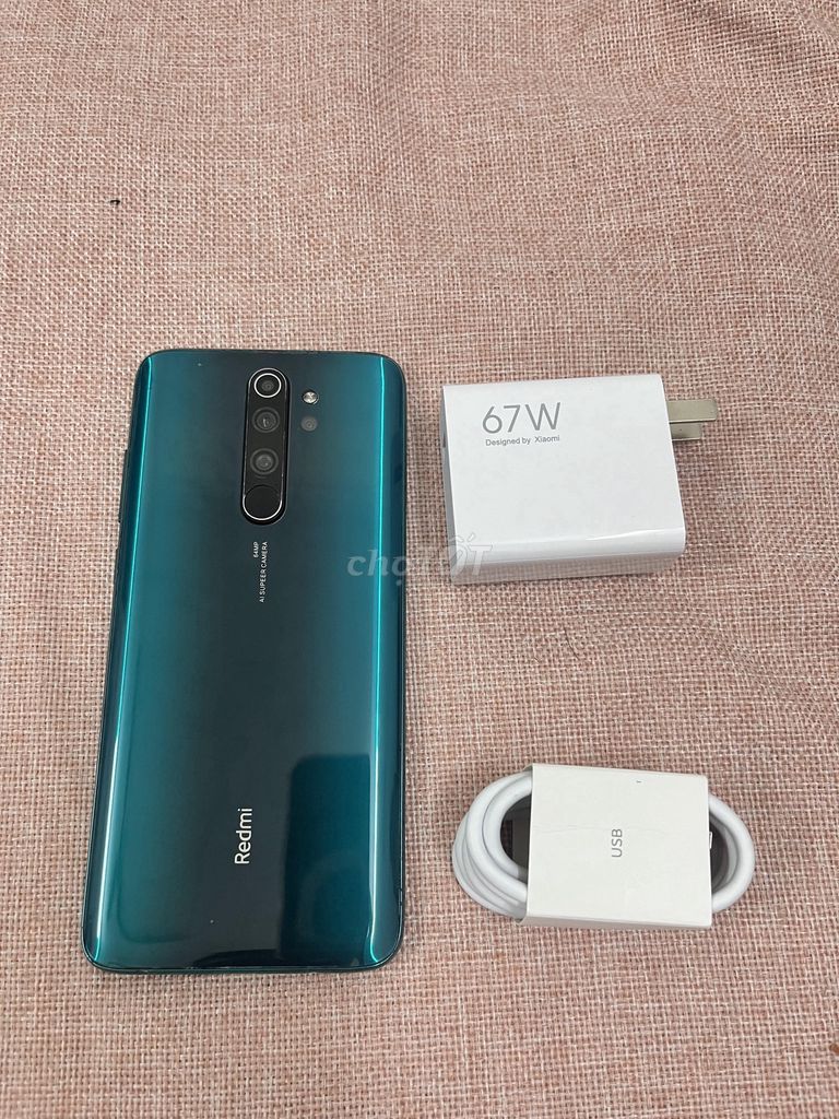 redmi note 8 pro 6/128 sạc ốp dán có ship COD