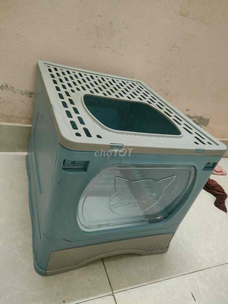 Nhà vệ sinh mèo nhựa Xanh dương. Mua bán Phụ kiện, Thức ăn, Dịch vụ tại Quận Ba Đình Hà Nội được đăng bởi Linh Nguyễn hình 1