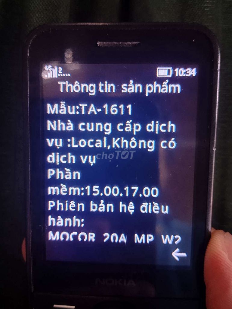 Nokia TA 1611 Đen 90% máy zin. Mua bán Điện thoại tại Quận 12 Tp Hồ Chí Minh được đăng bởi Chamayday hình 1