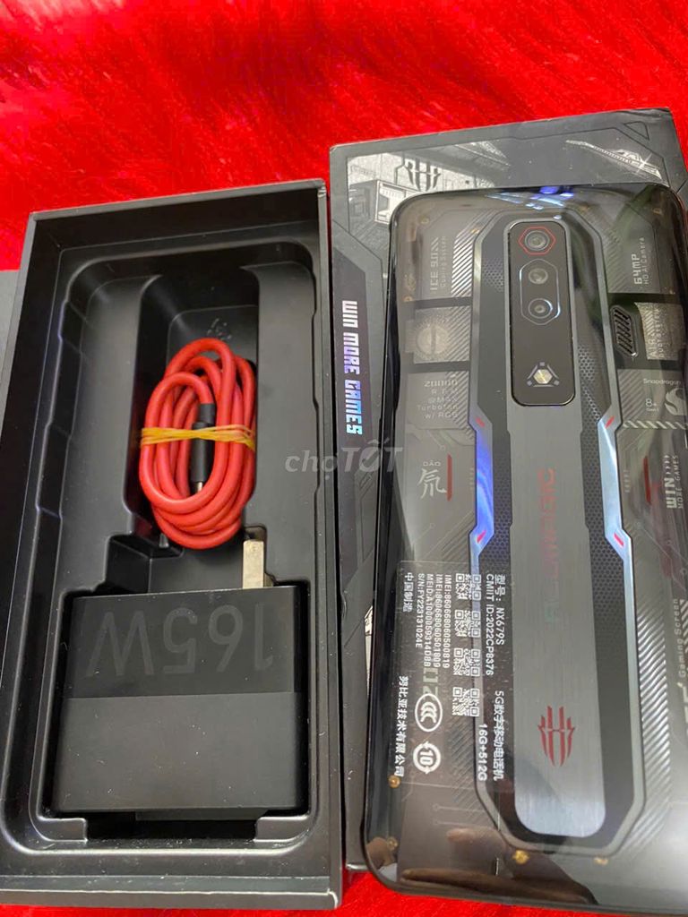 Red Magic 7S 16GB/512GB Đen Mới 99%. Mua bán Điện thoại tại Quận Tân Bình Tp Hồ Chí Minh được đăng bởi LUCKY PHONE VN hình 1