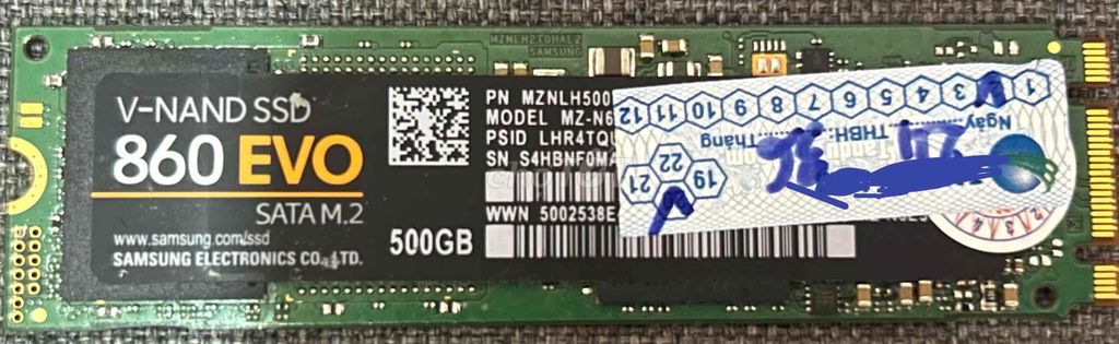 Ổ cứng SSD Samsung 860 EVO 500GB. Mua bán Linh kiện (RAM, Card...) tại Quận 12 Tp Hồ Chí Minh được đăng bởi Anh hình 1