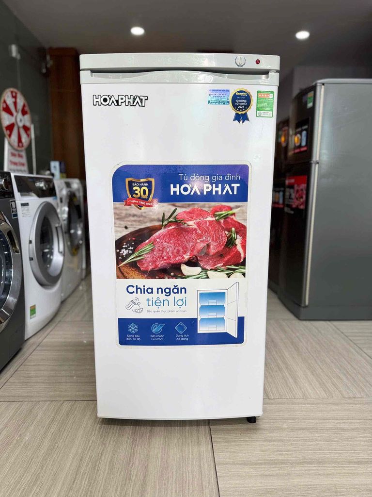 Tủ đông Hòa Phát inverter 147 lít Trắng .Siêu mới. Mua bán Tủ lạnh tại Quận Tân Phú Tp Hồ Chí Minh được đăng bởi Điện Máy Trung Cold hình 1
