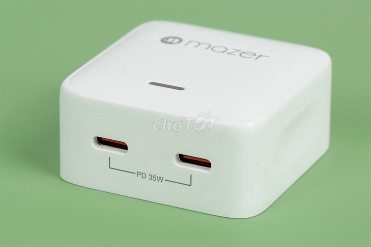 Sạc Mazer GAN35US 2 cổng Type-C Mới. Mua bán Phụ kiện (Màn hình, Chuột...) tại Huyện Nhà Bè Tp Hồ Chí Minh được đăng bởi Tử Văn hình 1