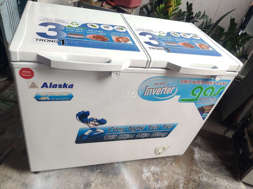 Tủ đông mát Alaska 350L Inverter Tiết kiệm điện. Mua bán Tủ lạnh tại Huyện Hóc Môn Tp Hồ Chí Minh được đăng bởi long hình 1