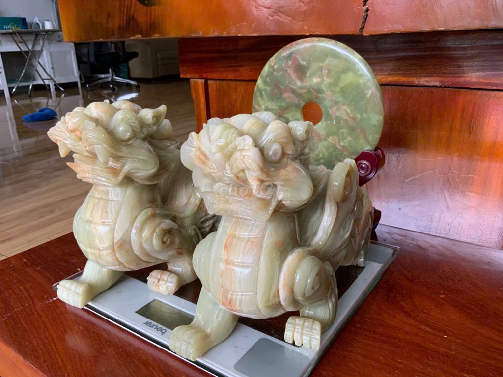 Vật phẩm phong thủy Đá canxít tự nhiên Xanh 19cm. Mua bán Nội thất, đồ gia dụng khác tại Huyện Thạnh Trị Sóc Trăng được đăng bởi Nguyễn Phong hình 1