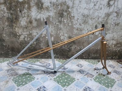 Khung sườn xe đạp phối 2 màu. Mua bán Xe đạp tại Thành phố Cao Lãnh Đồng Tháp được đăng bởi Trung Ngô