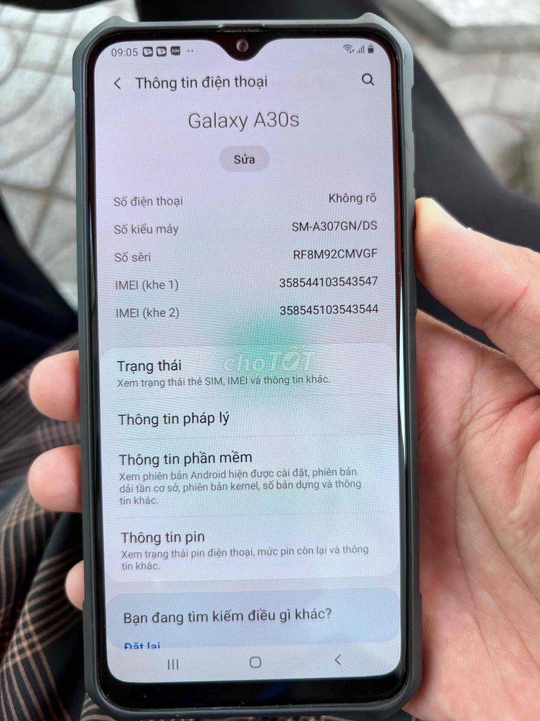 Samsung A30s chị trong nhà dùng kỹ (đập hộp)