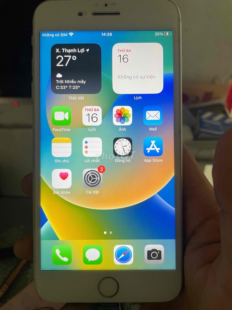 Apple iPhone 8 Plus 64GB Trắng Đã qua sử dụng. Mua bán Điện thoại tại Huyện Bến Lức Long An được đăng bởi Chiến Nguyễn hình 1