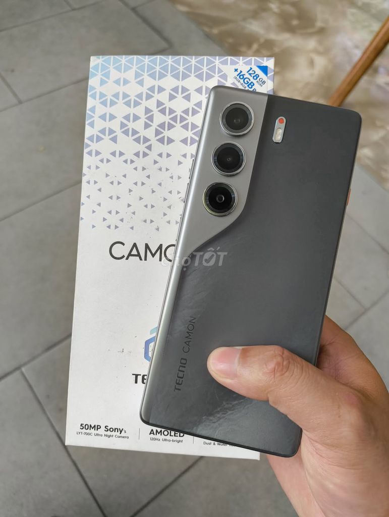 Tecno Camon 40 128GB Xám. Mua bán Điện thoại tại Quận 1 Tp Hồ Chí Minh được đăng bởi Hội Đồ Điện Tử hình 1