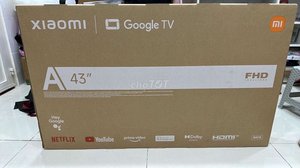 Tivi Xiaomi L43MB-AFSEA Google TV FHD. Mua bán Tivi, Âm thanh tại Thành phố Vĩnh Long Vĩnh Long được đăng bởi Vu Minh hình 1