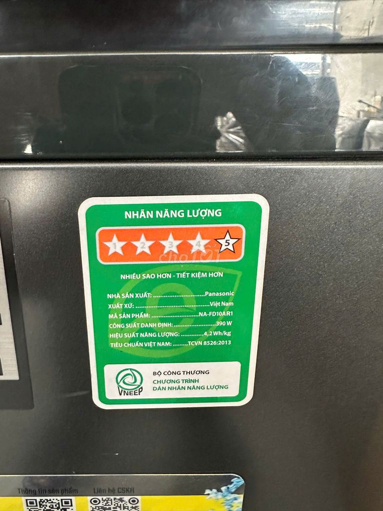 Máy giặt Panasonic Inverter 10.5 Kg NA-FD10AR1BV. Mua bán Máy giặt tại Quận Gò Vấp Tp Hồ Chí Minh được đăng bởi Điện Máy Giá Kho Miền Nam hình 4