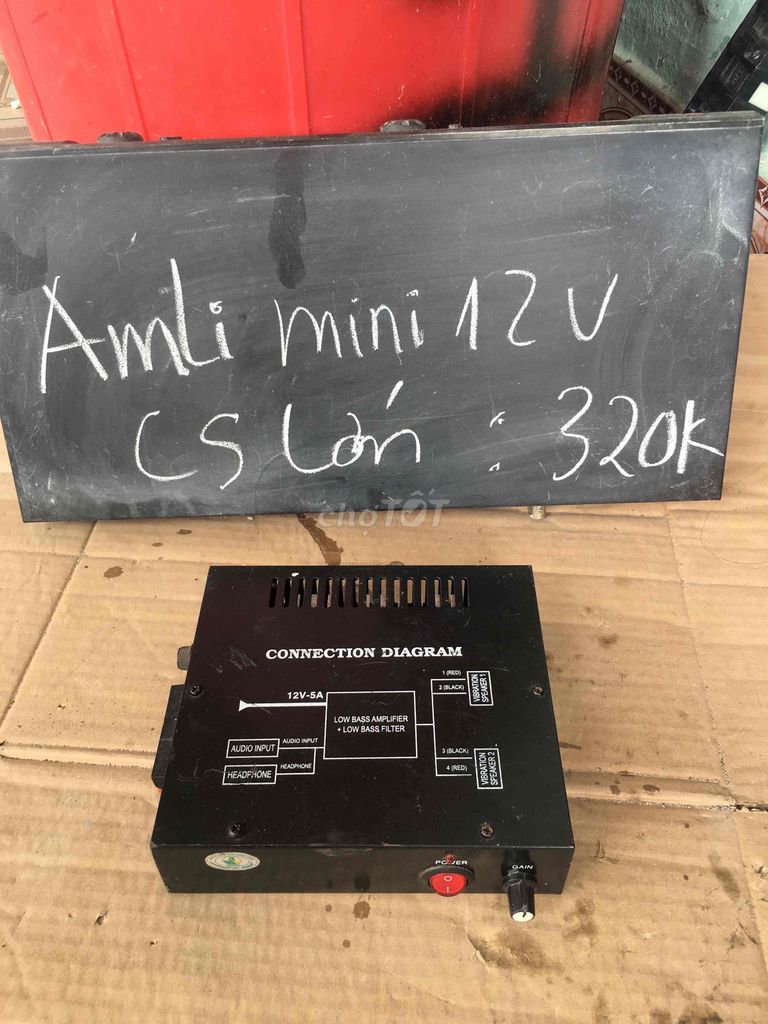 Amply mini 12V màu Đen. Mua bán Tivi, Âm thanh tại Thị xã Duy Tiên Hà Nam được đăng bởi hinh dieu linh hình 1