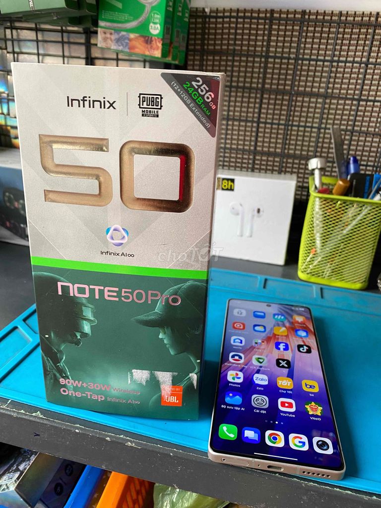 Infinix NOTE 50 Pro 24GB/256GB Xám. funbok. g lưu.. Mua bán Điện thoại tại Huyện Nhà Bè Tp Hồ Chí Minh được đăng bởi TRAN GIA PHUC hình 1