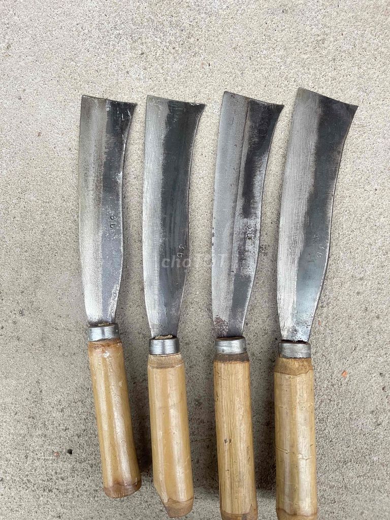 combo 4 dao nhỏ thép đen cán tre. Mua bán Dụng cụ nhà bếp tại Huyện An Phú An Giang được đăng bởi Truong Thi Phuong Minh hình 1